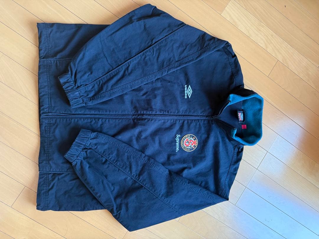 Supreme/ Umbro トラックジャケット sサイズ ブラック
