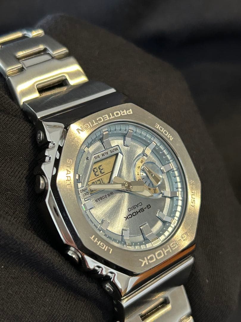 【新品未使用】G-SHOCK GM-2100D-2AJF フルメタル