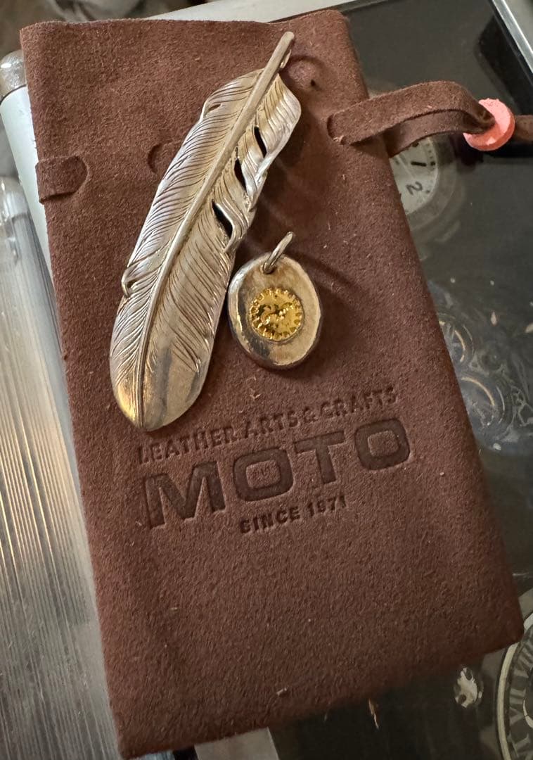 【MOTO】フェザー大 18kメタル中 セット売り