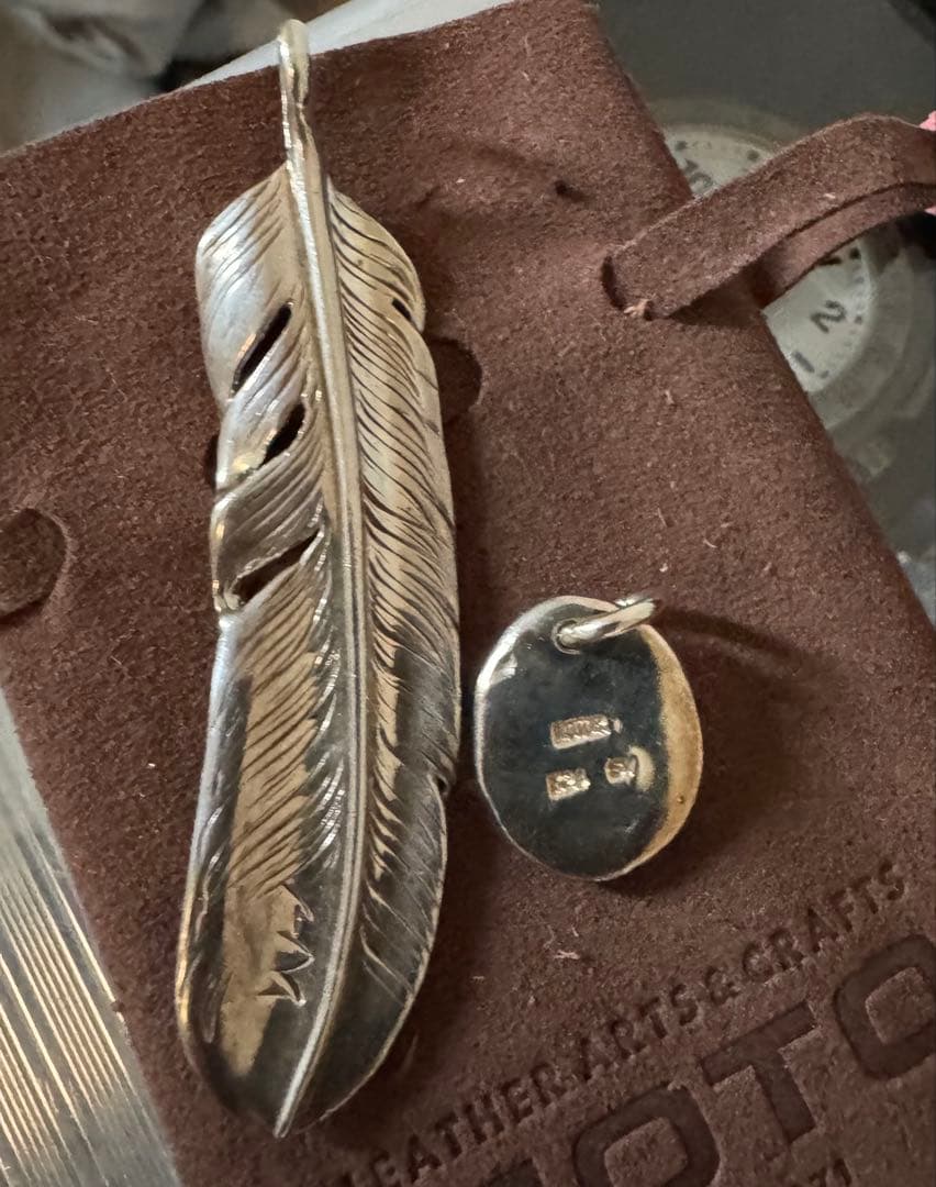 【MOTO】フェザー大 18kメタル中 セット売り