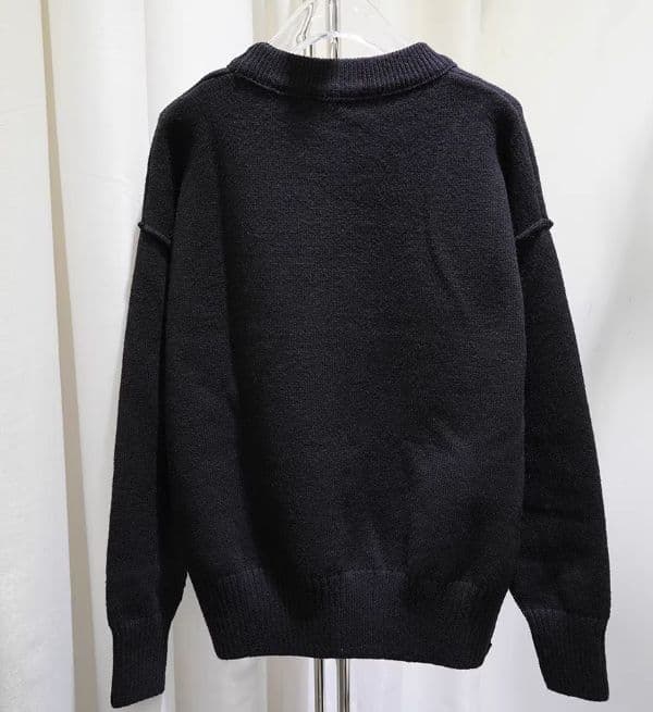 新品 アミパリス Amiparis ブラック ニットセーター L 男女兼用