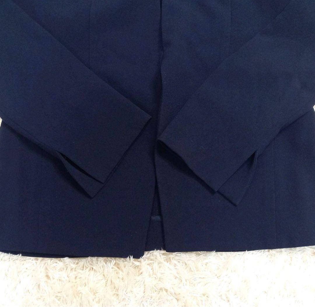 セオリーリュクス セットアップパンツスーツ ノーカラー ネイビー 36 Sサイズ