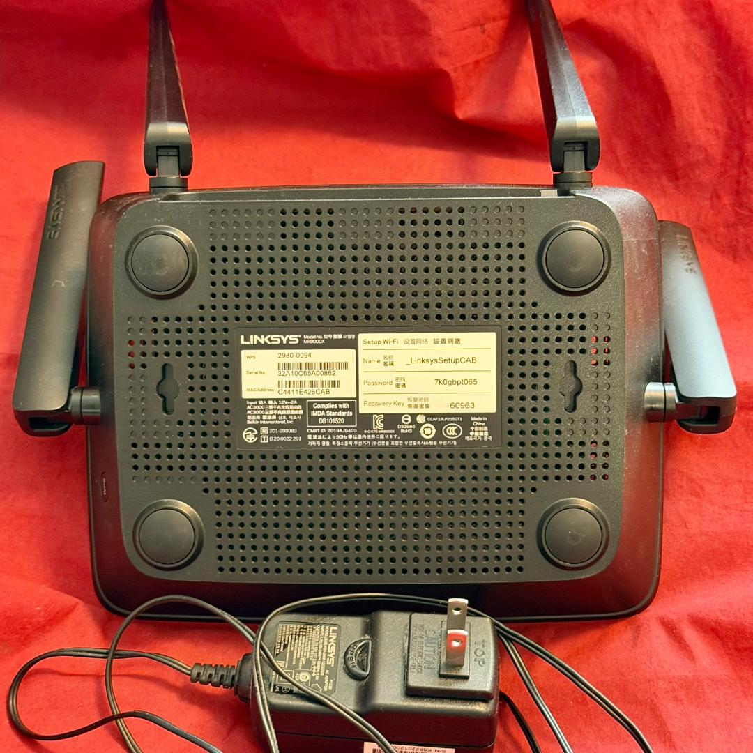 Linksys AC3000 Wi-Fi 5 ゲーミング メッシュ ルーター