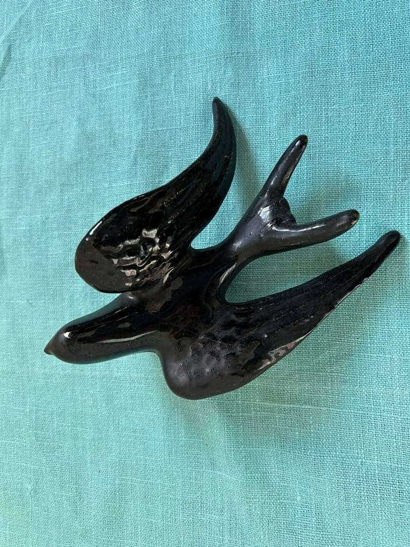 ご購入予約中　フランスアンティーク　陶器ツバメ　2