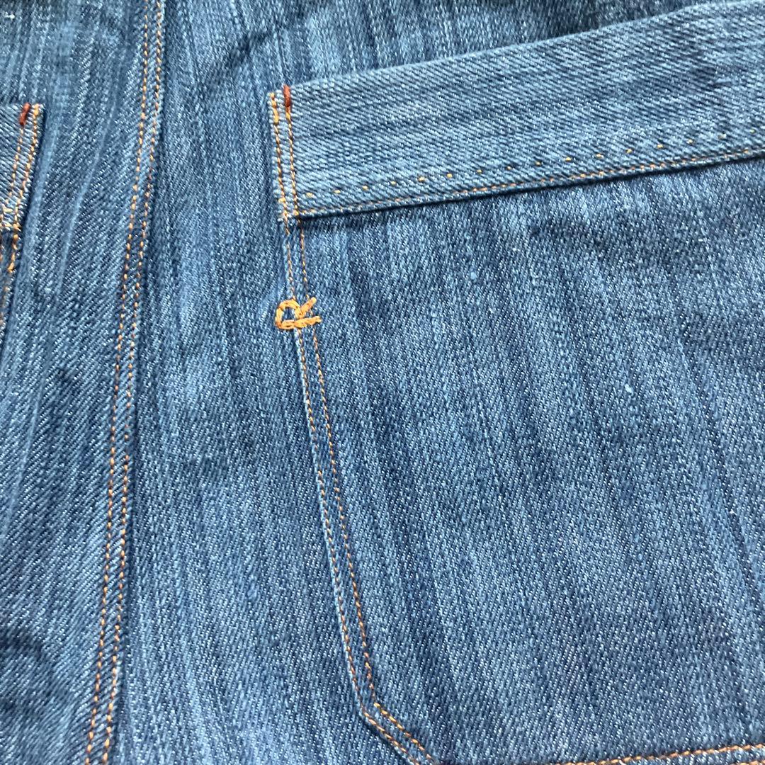 45R 藍カディ3000デニムマーサーパンツ　えみおわす　ヨーガンレール