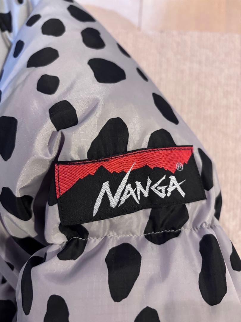 WACKO MARIA × NANGA レオパード　ダウン　木村拓哉着用モデル