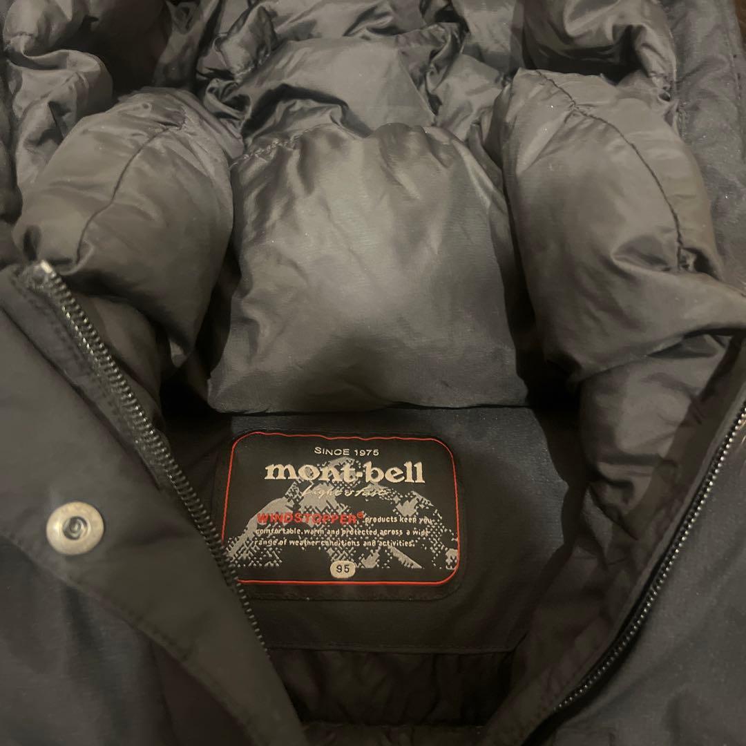 海外限定mont-bell ファー付きロングダウンジャケット Sサイズ 黒