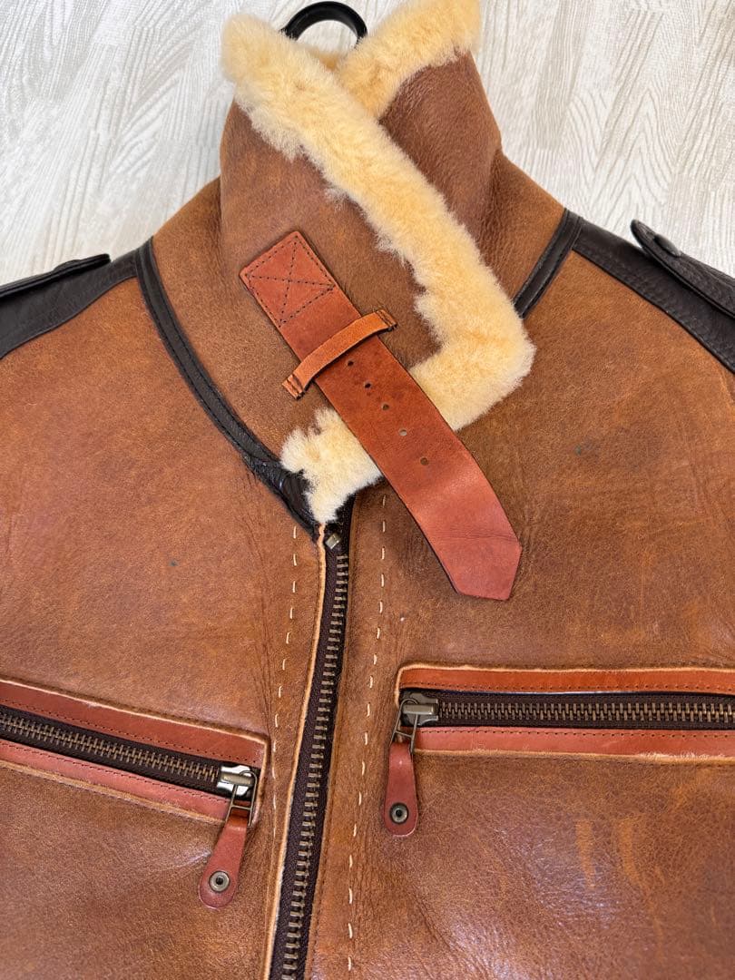 値下‼️アヴィレックス 牛革ジャケット