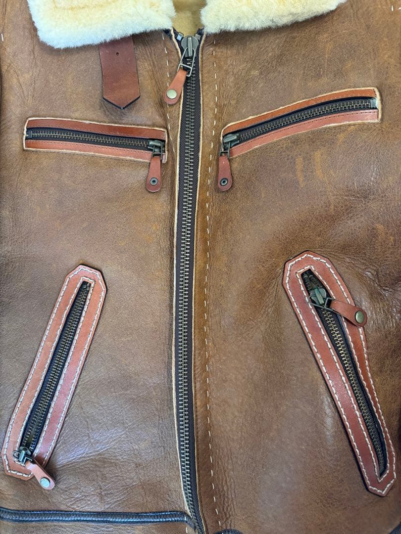 値下‼️アヴィレックス 牛革ジャケット