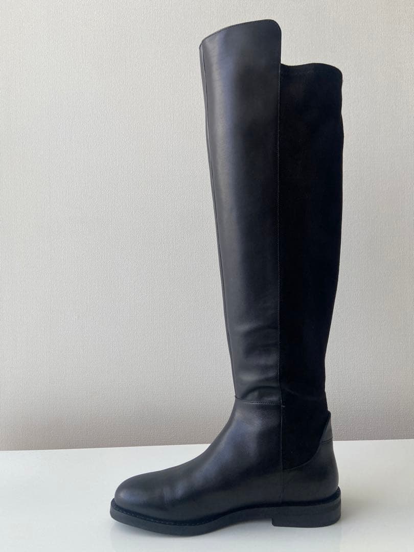 【美品】コールハーン/ニーハイブーツ /ブラック/23.5/サイドファスナー付き