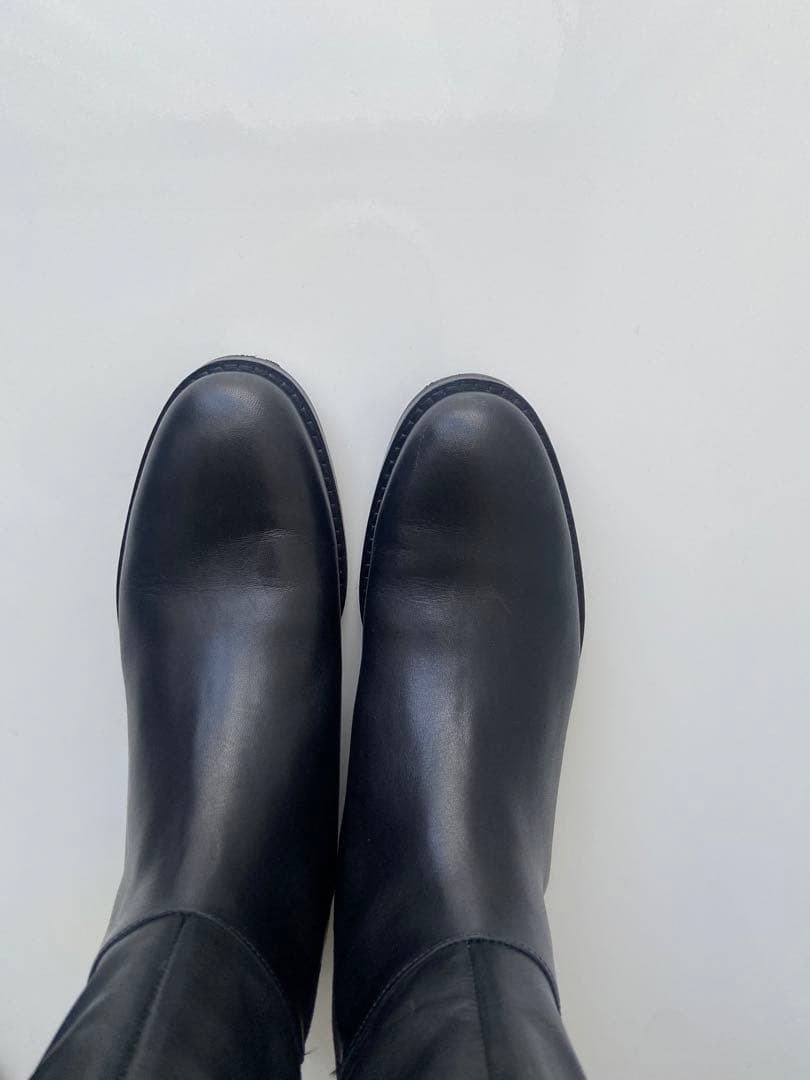 【美品】コールハーン/ニーハイブーツ /ブラック/23.5/サイドファスナー付き