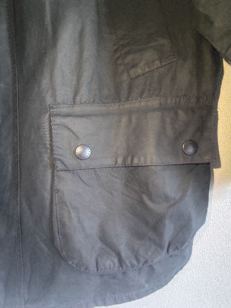 リプルーフ済 Barbour BEDALE 90sオイルドジャケット オイル缶付