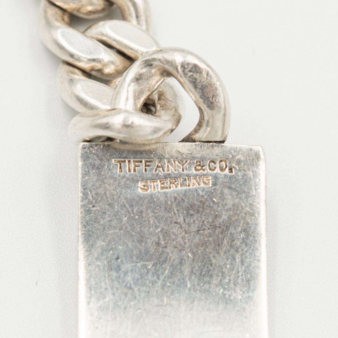 ヴィンテージ ティファニー ID ブレスレット シルバー 20cm 40年代