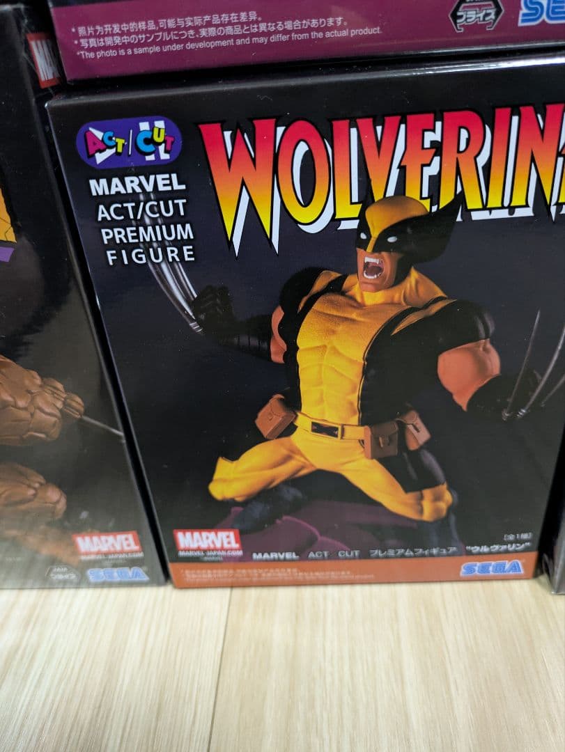 【新品】MARVEL ACT/CUT PREMIUM FIGURE 7種セット