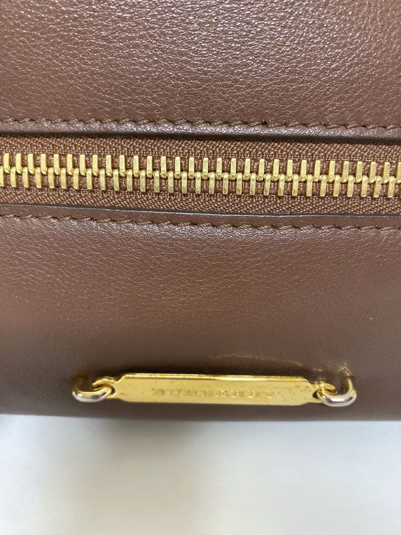 バーバリー ハンドバッグ 巾着　チェック柄