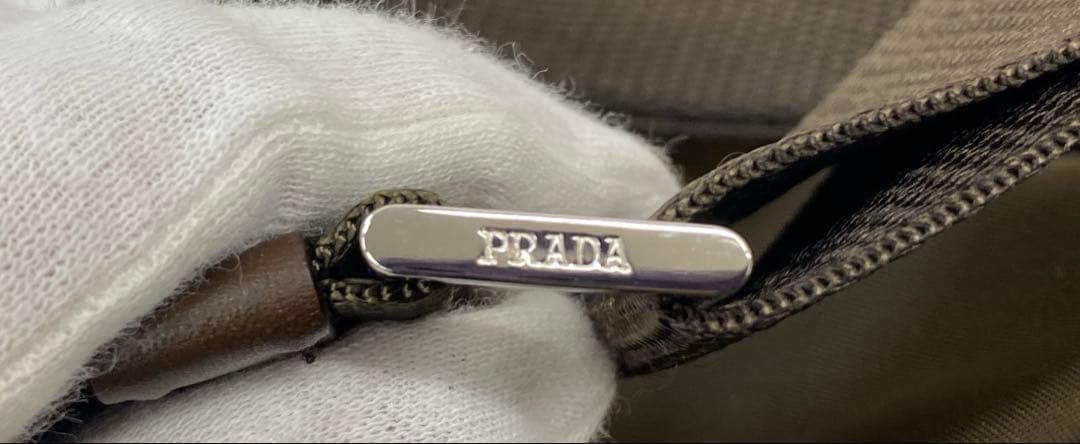 PRADA プラダ ブラウン メッセンジャーバッグ メンズバッグ
