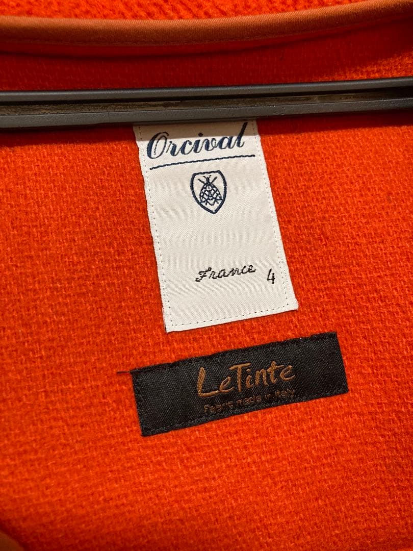 美品！LeTinte ORCIVAL ダッフルコート　オレンジ