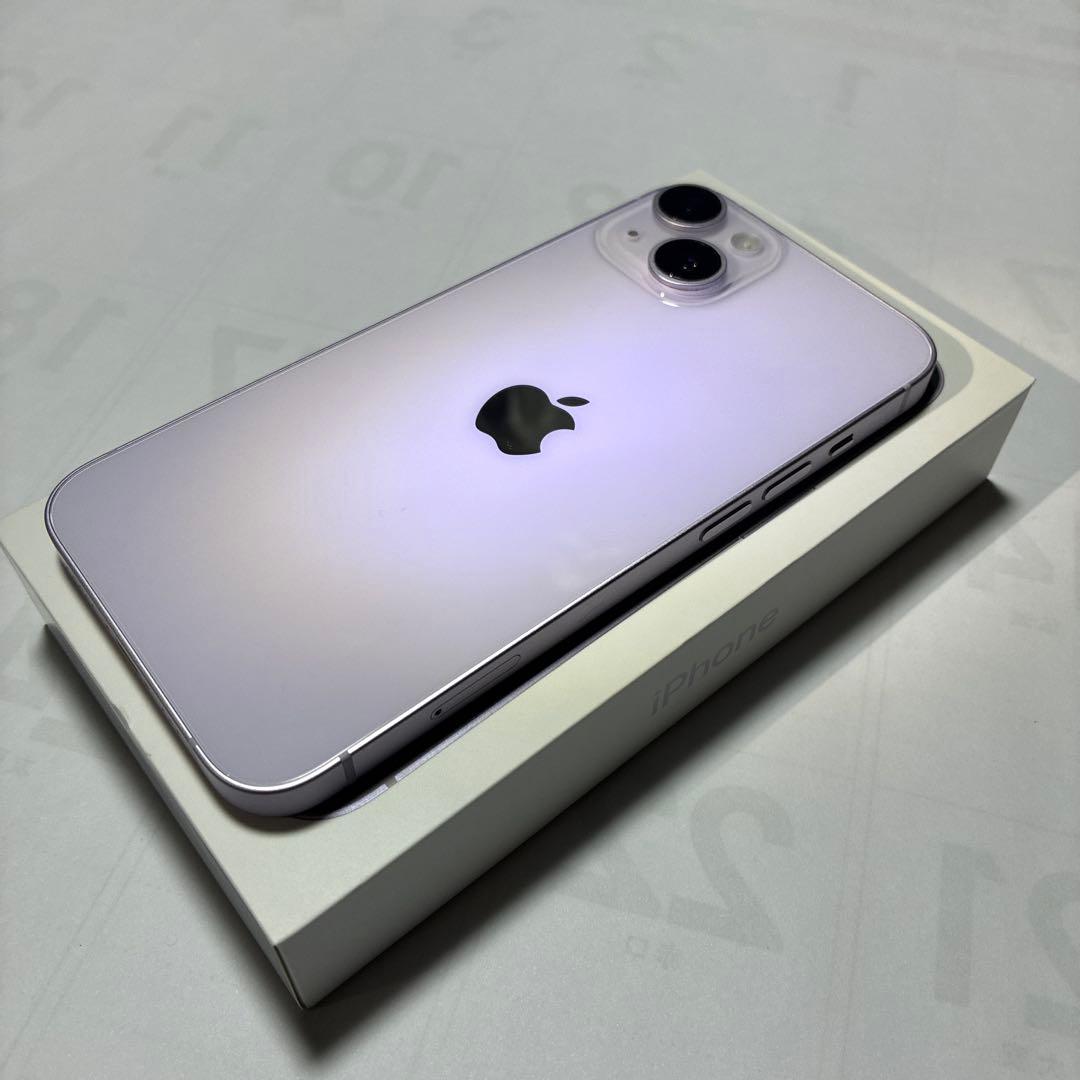 Apple iPhone14 128GBパープル 本体 状態非常に良い