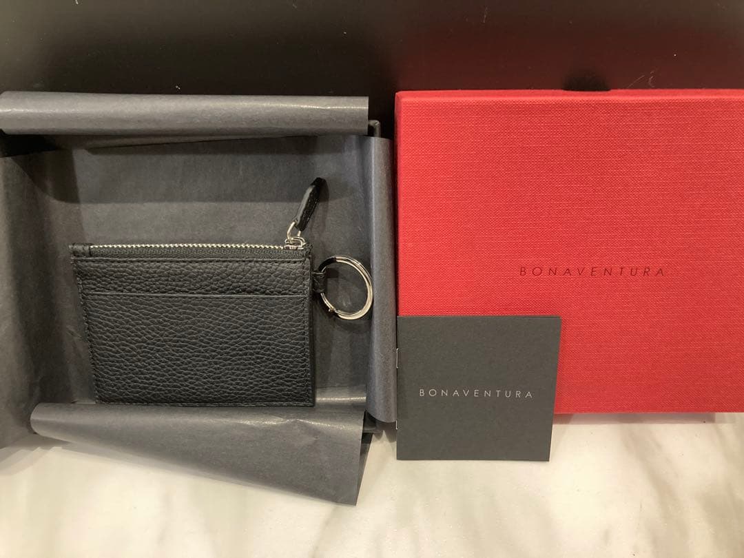 新品　BONA VENTRE ボナペンチュラ キーリンク付きカードケース