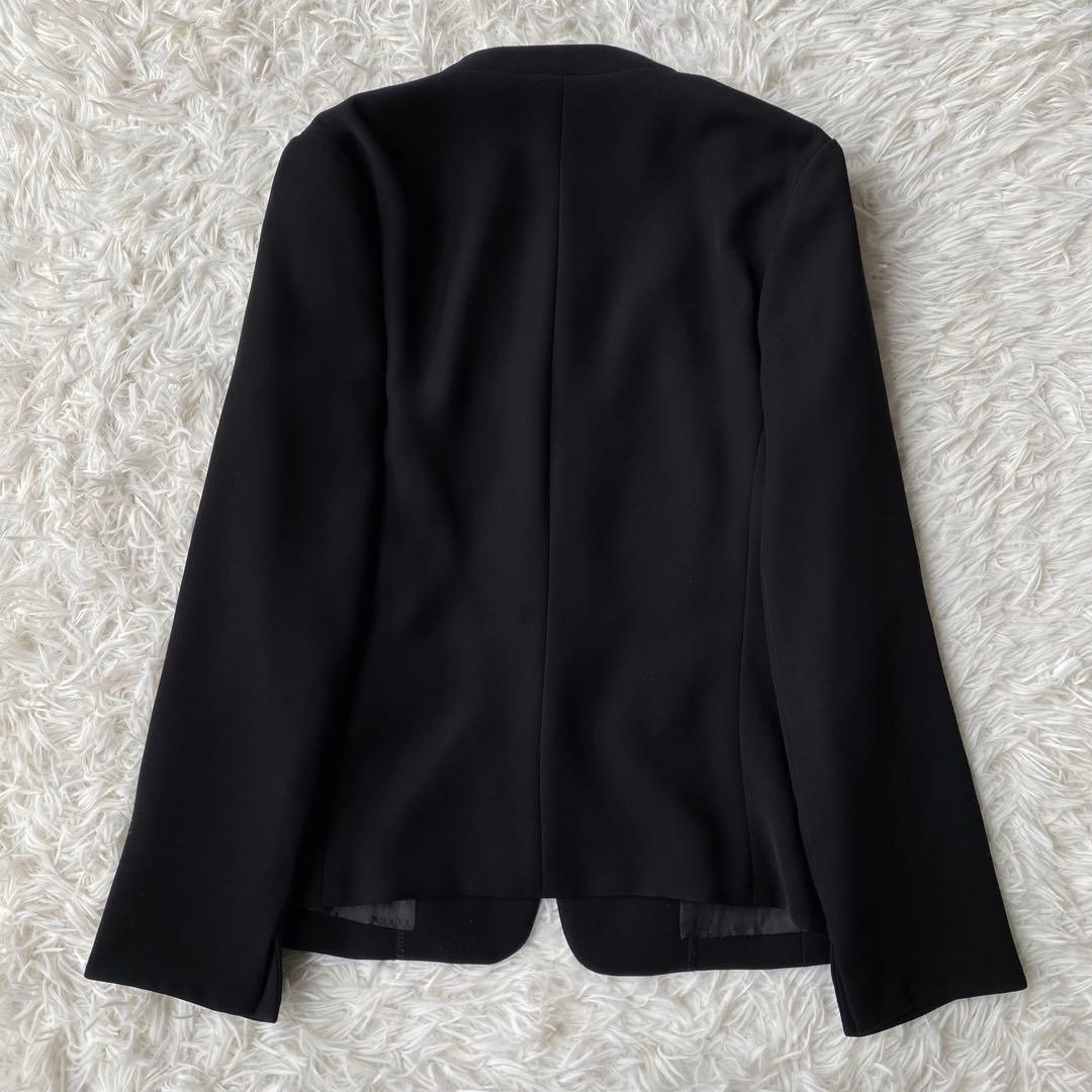 UNITED ARROWS ノーカラー セットアップ　スーツ　ブラック　36 S