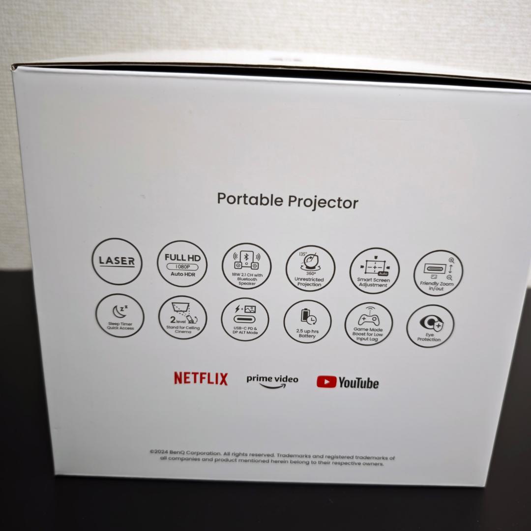 [美品] BenQ GV50 モバイルプロジェクター