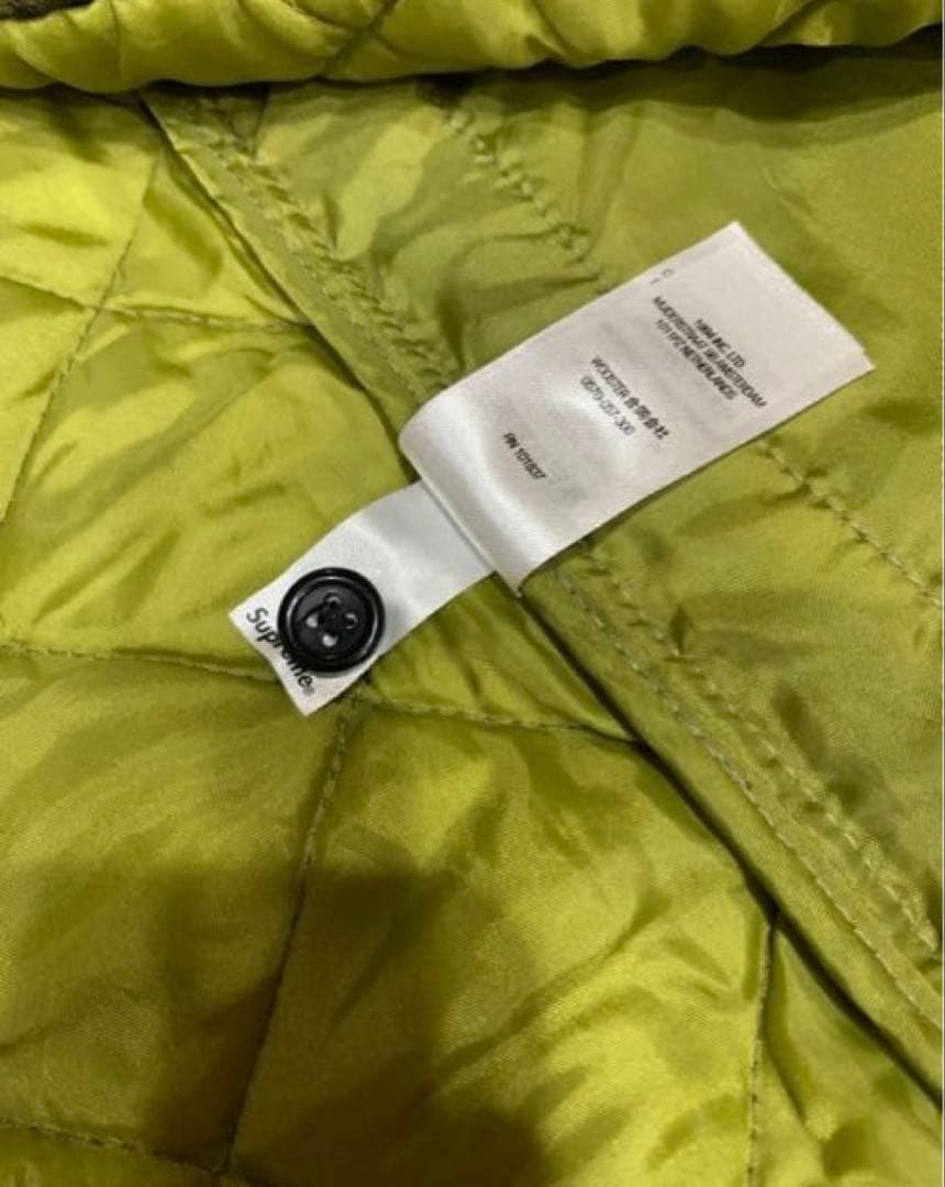 supreme quilted plaid flannel shirt サイズM