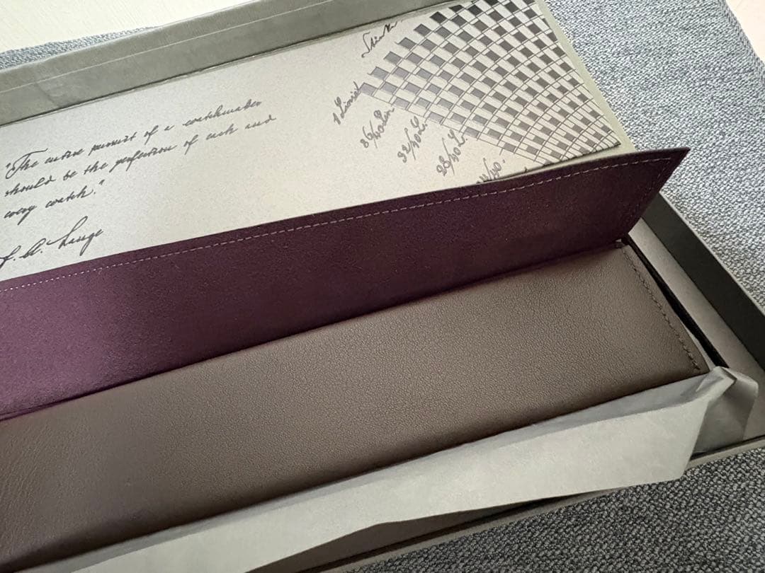 ランゲ&ゾーネ　革　時計ケース　ノベルティ　非売品