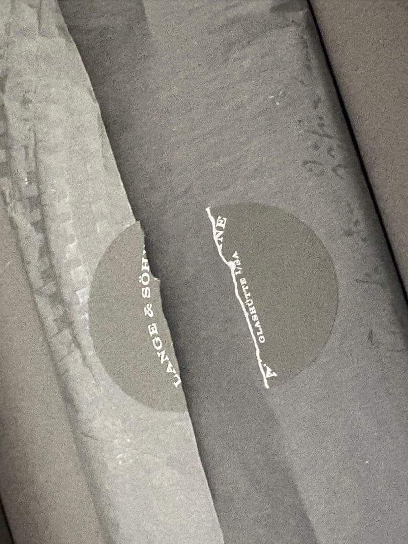 ランゲ&ゾーネ　革　時計ケース　ノベルティ　非売品