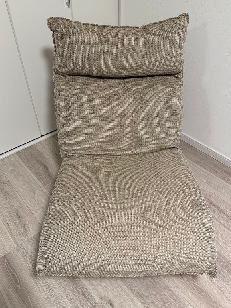 MUJI 無印良品　ハイバックリクライニングソファー　1シーター　ベージュ