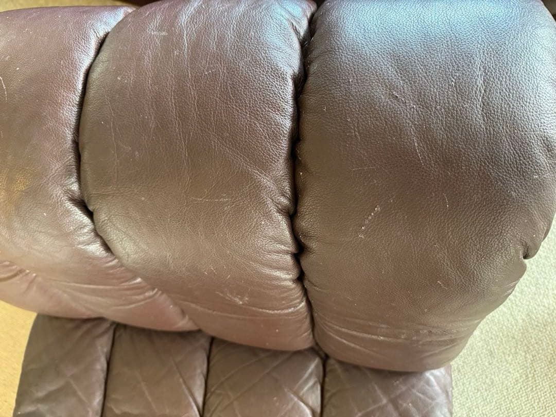 モビリア　ヴィンテージ　1人掛けソファ　椅子　スネークソファー風　desede