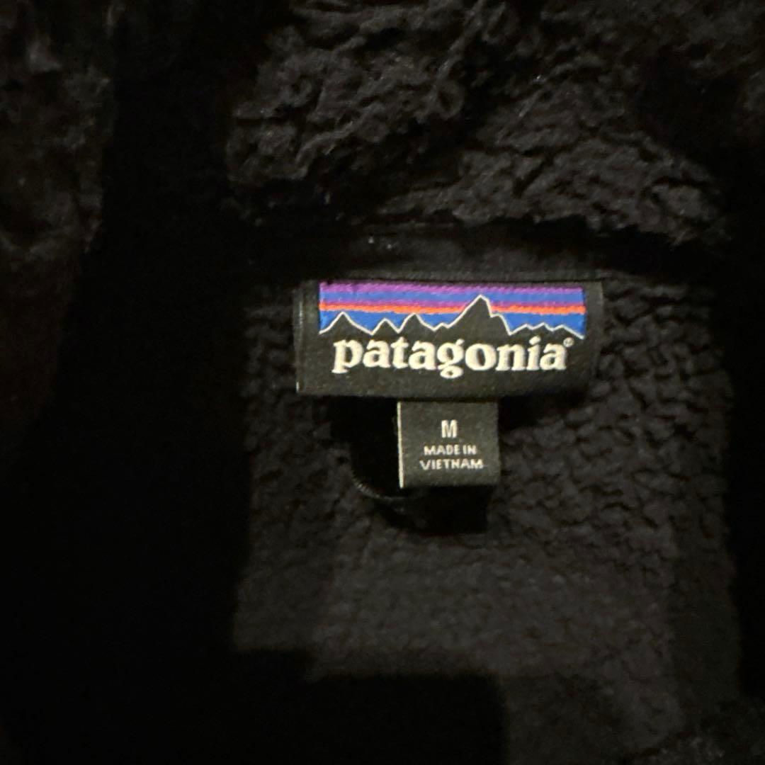 Patagonia パタゴニア ロスガトスベスト フリース ボア 黒メンズM
