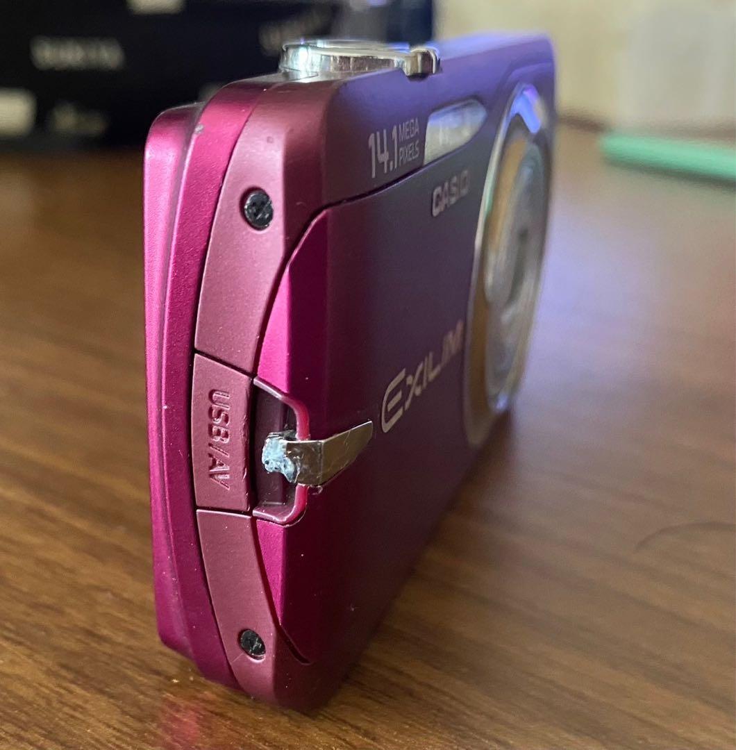 デジカメ　EX-Z550 パープル　ピンク　ジャンク品