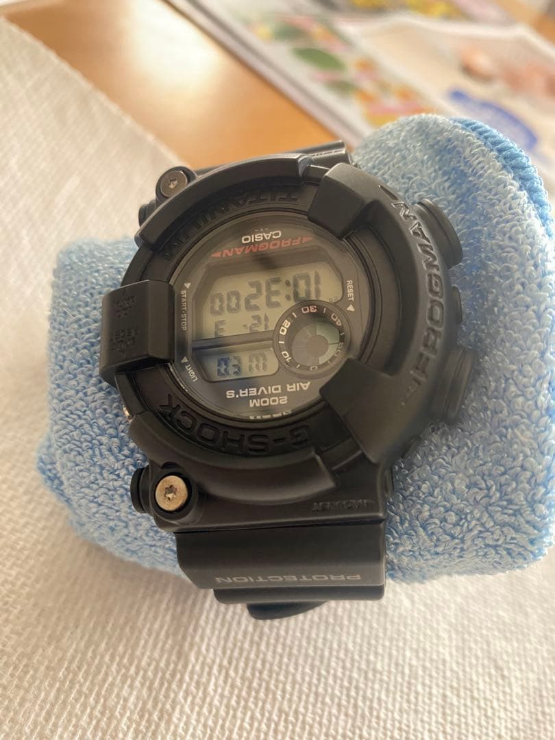 一馬　G-SHOCK フロッグマン DW-8200 メンインブラック