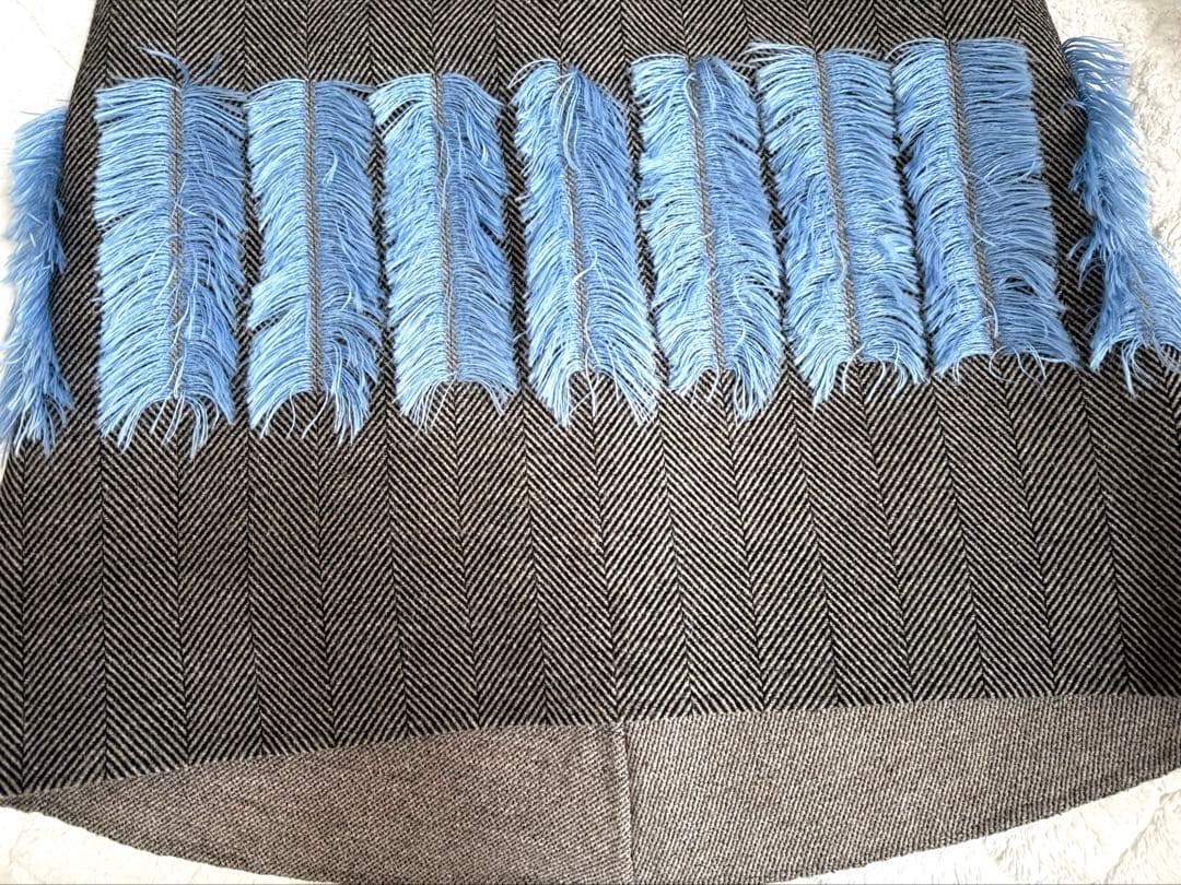 ebure 店舗限定フリルヘリンボーンスカート 38 新品