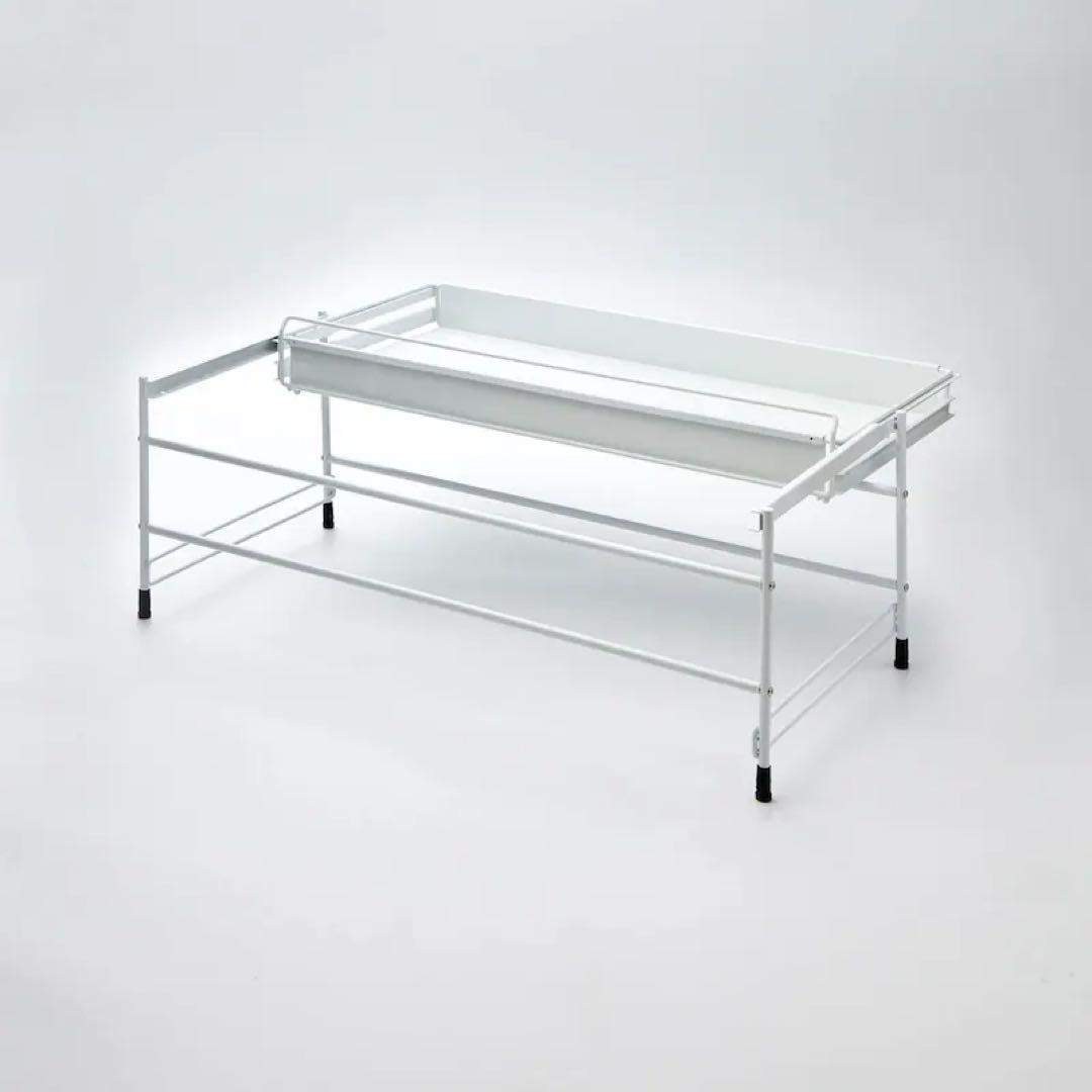 新品未使用 ベルメゾン キッチン引き出し用スライドラック ラス1