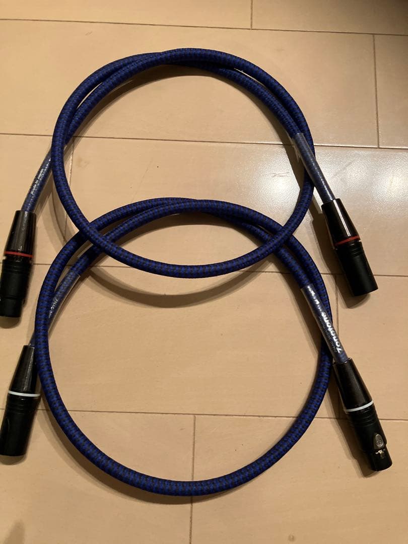 ゾノトーン　7NAC-5000 Meister XLRケーブル(1m ペア)