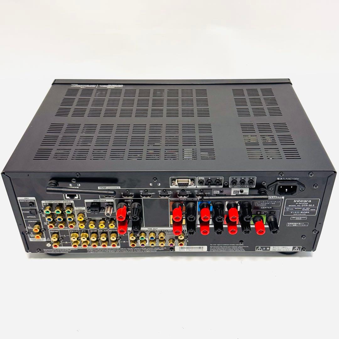 ONKYO INTEGRA DTR-30.5 AV アンプ ハイレゾ