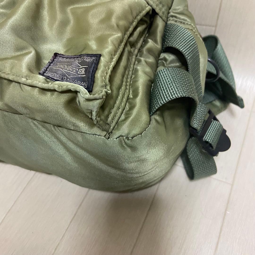 PORTER TANKER タンカー ウエストバッグ カーキ