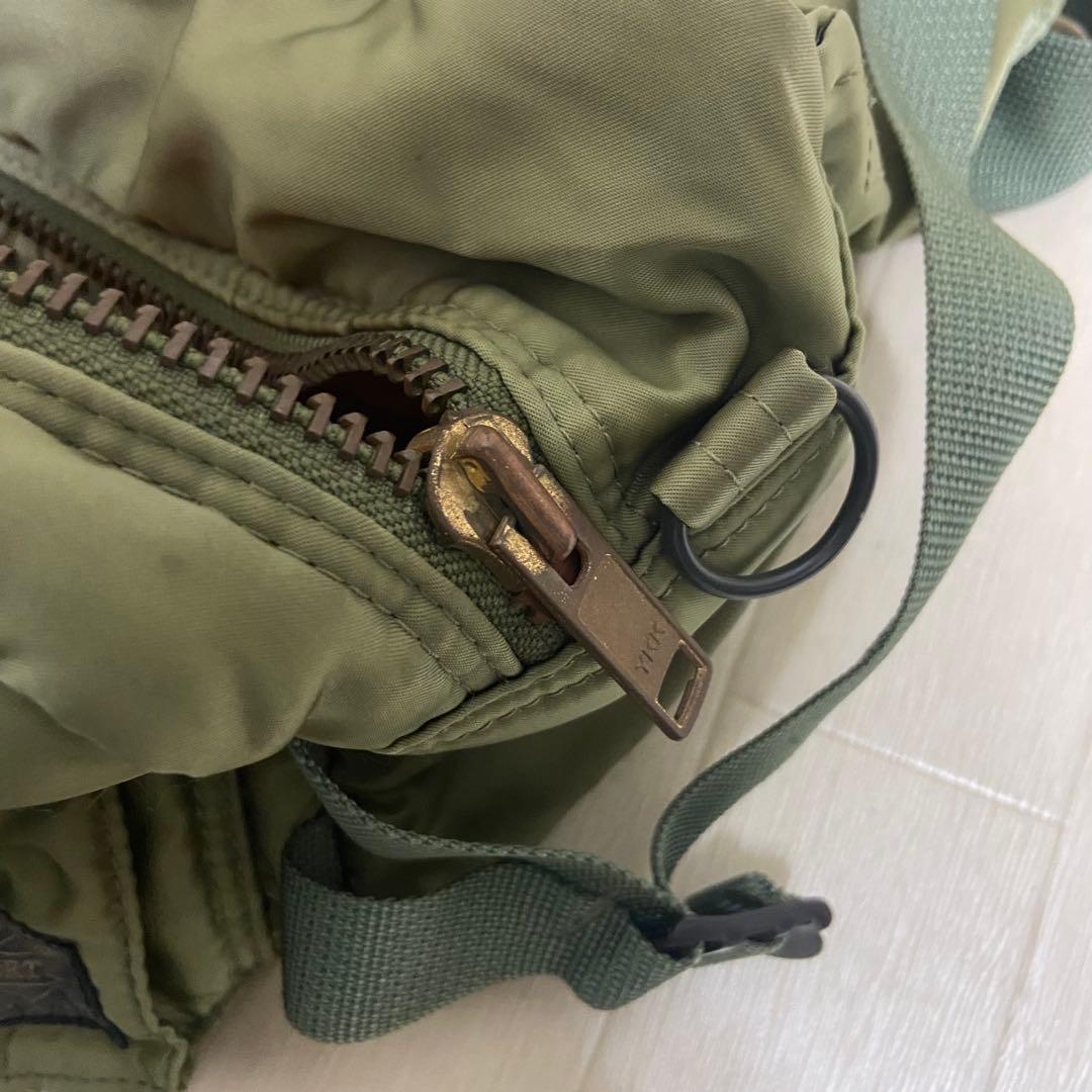 PORTER TANKER タンカー ウエストバッグ カーキ