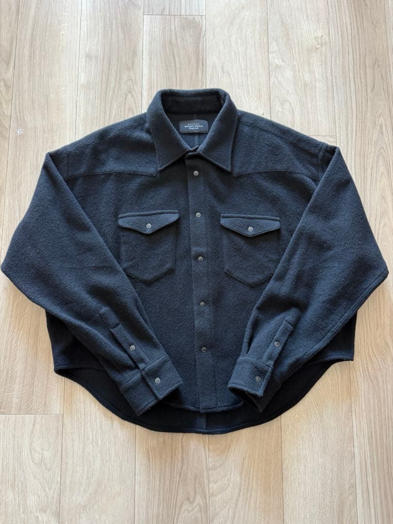 UNUSED ウールシャツ　サイズ2