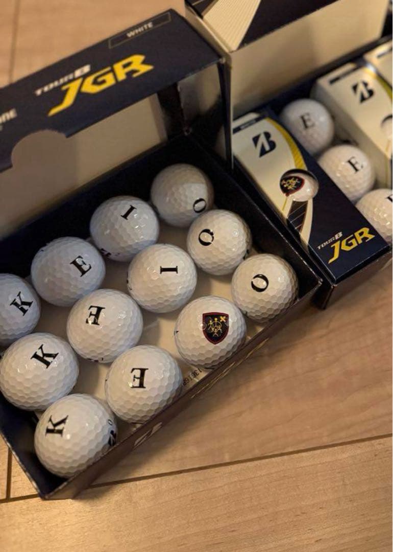 ✴︎新品未使用✴︎ブリヂストンゴルフ JGR 2ダース(24個入り) 慶應ロゴ入り
