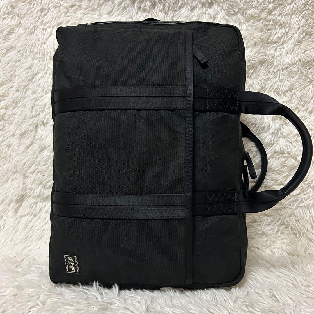 極美品✨ポーター ハイブリッド 3way ブリーフケース ブラック