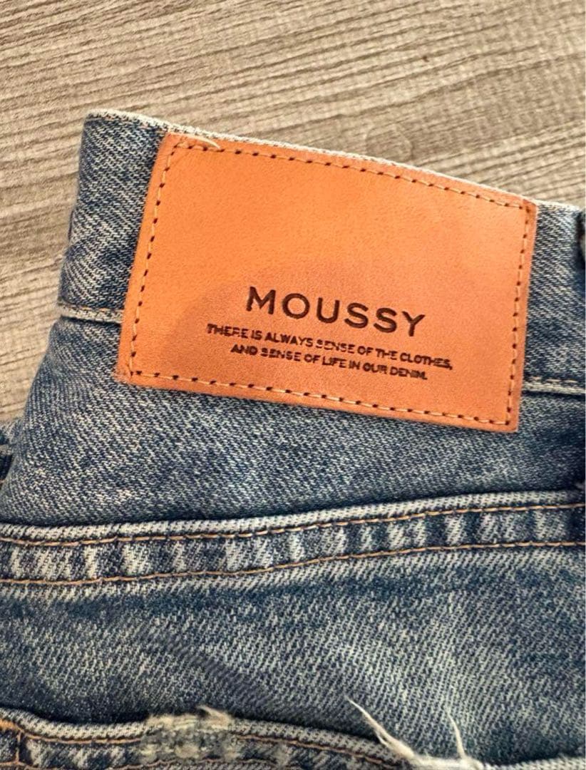 MOUSSY 24インチ ブーツカットデニム