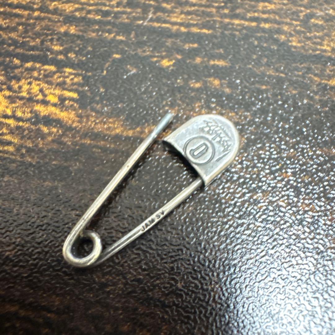 STUSSY×JAM  MADE 安全ピン型片 ピアスsilver925