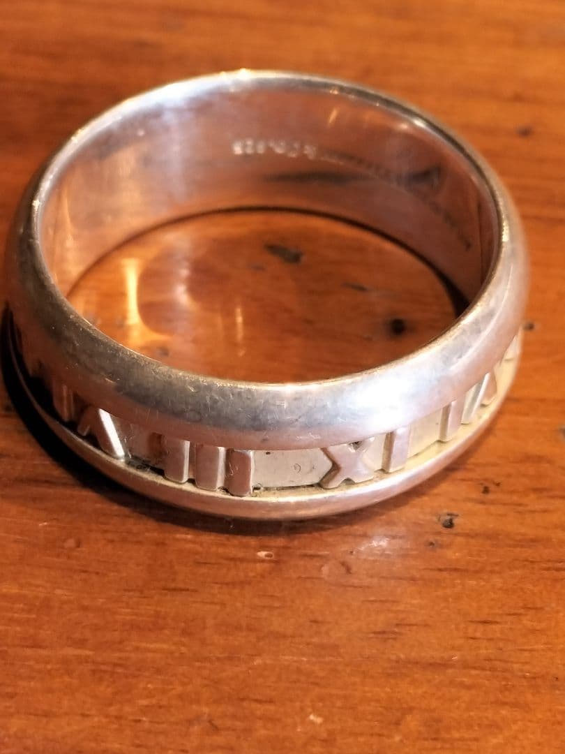 【ティファニー】アトラス　カーブ　エッジ　リング　２9号