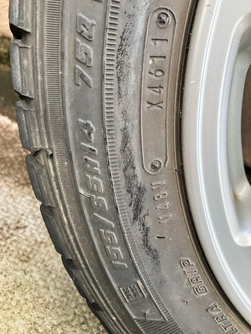 TORANION　14インチ スタッドレスタイヤ ホイールセット②