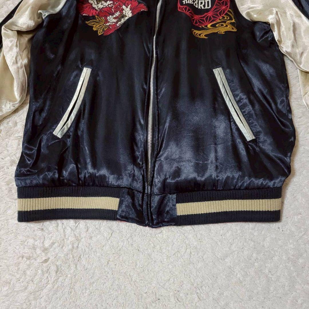 希少✨　VANSON　リバーシブル　スカジャン　峰不二子　花魁　刺繍　ルパン三世