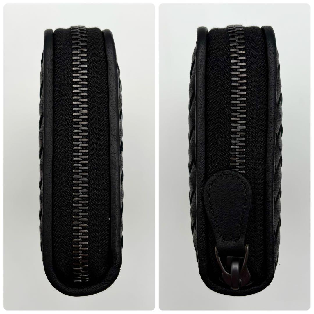 新品未使用 ボッテガヴェネタ ロングウォレット イントレチャート ブラック