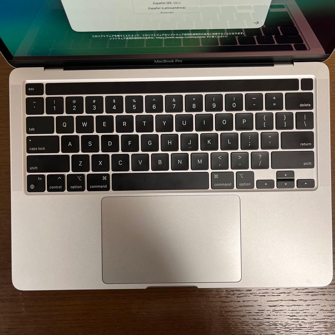 MacBook Pro 13インチ シルバー　M2チップ　箱あり