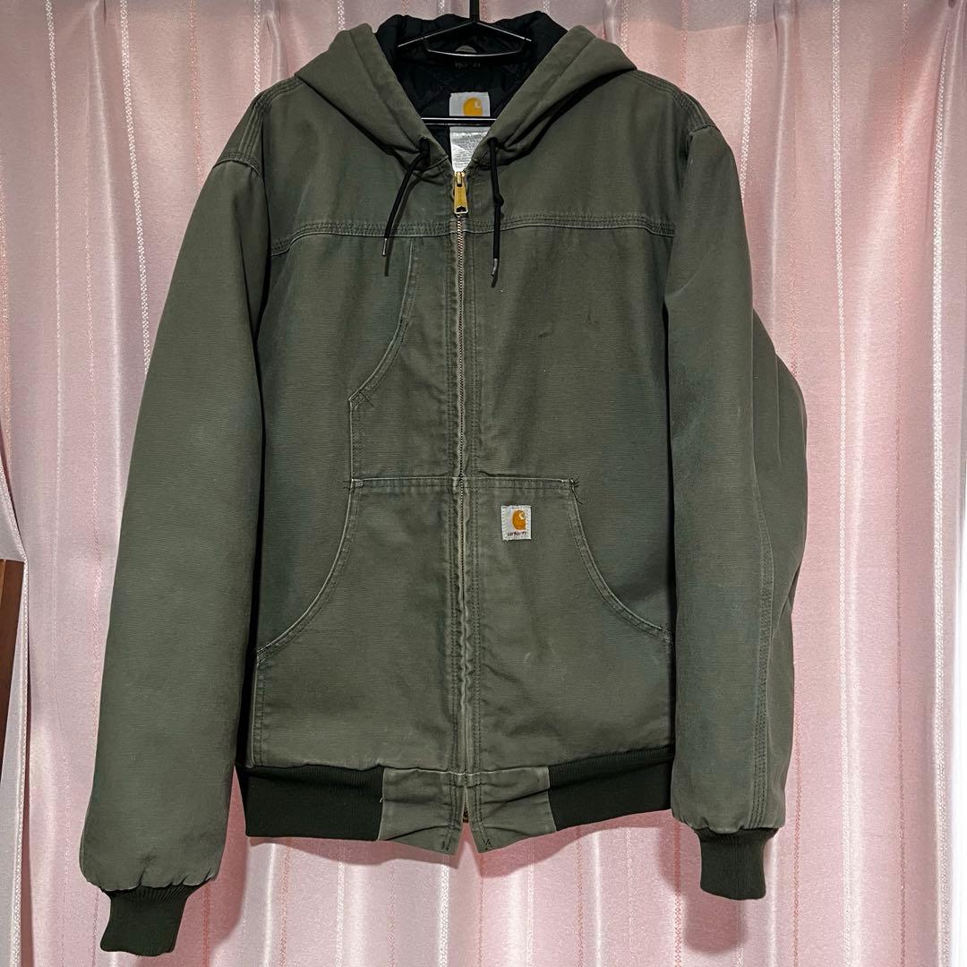 MEXICO製 カーハート J318 アクティブジャケット　モスグリーン